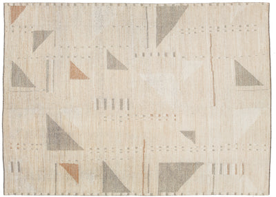 Modern Moroccan Wool Rug 10 X 14
