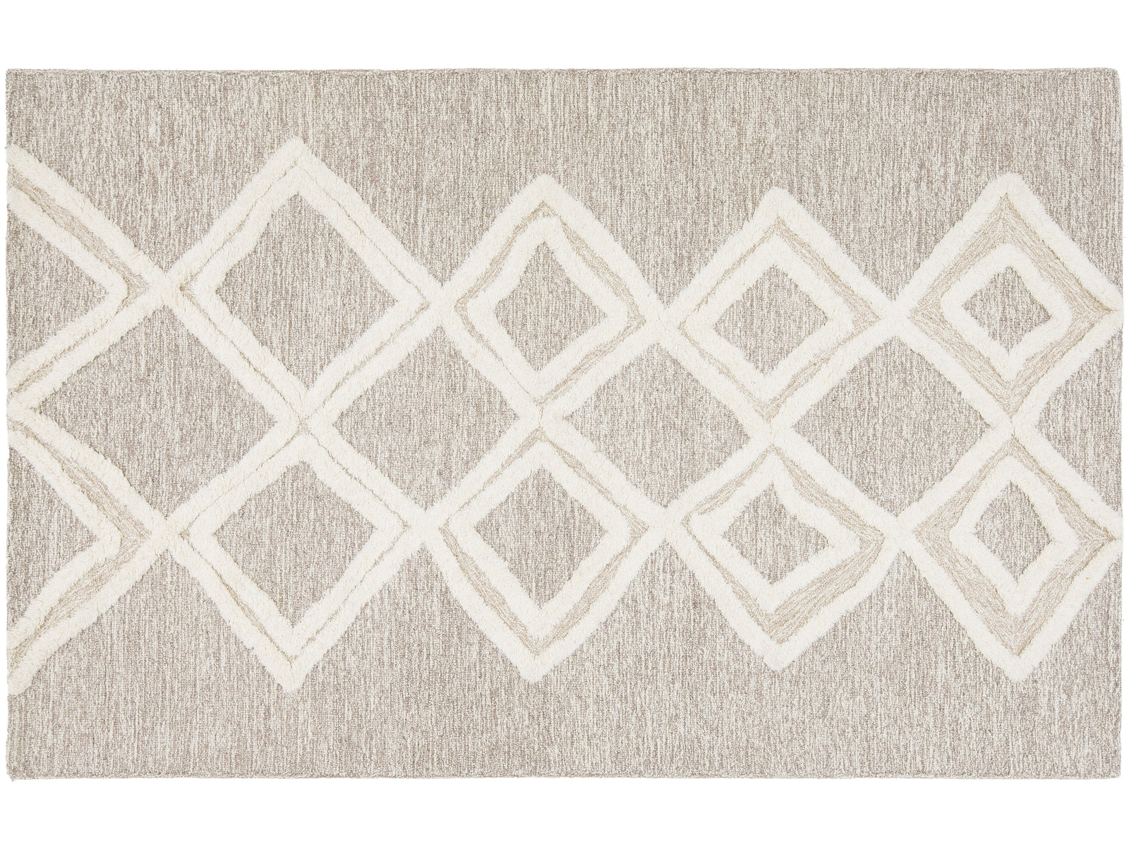 Modern Moroccan Wool Rug 5 X 8