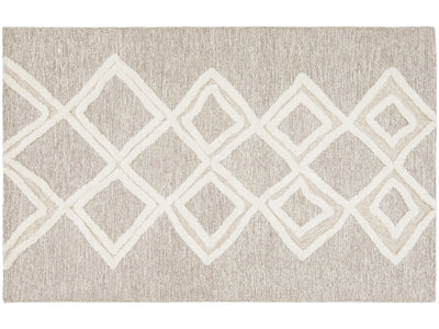 Modern Moroccan Wool Rug 5 X 8