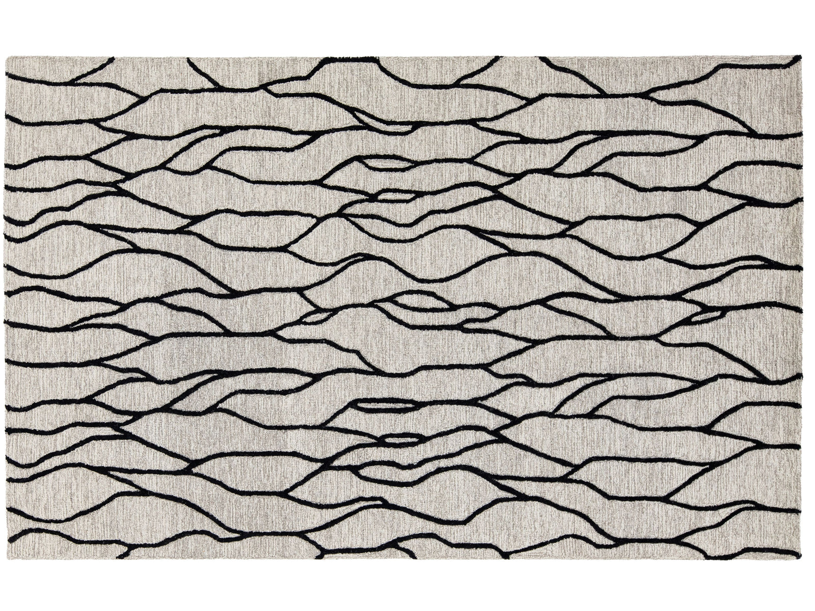Modern Wool Rug 5 X 8