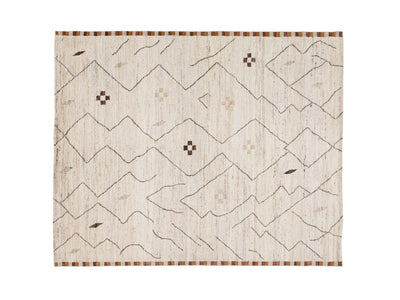 Modern Moroccan Wool Rug 8 X 10