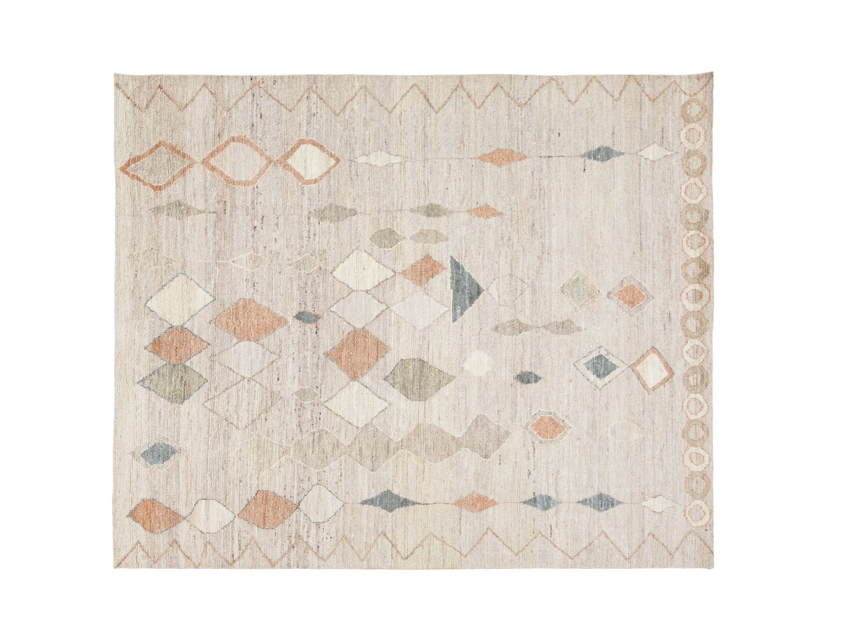 Modern Moroccan Wool Rug 8 X 10