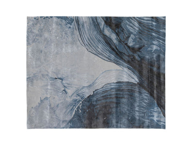 Modern Wool and Viscose Rug 8 X 10