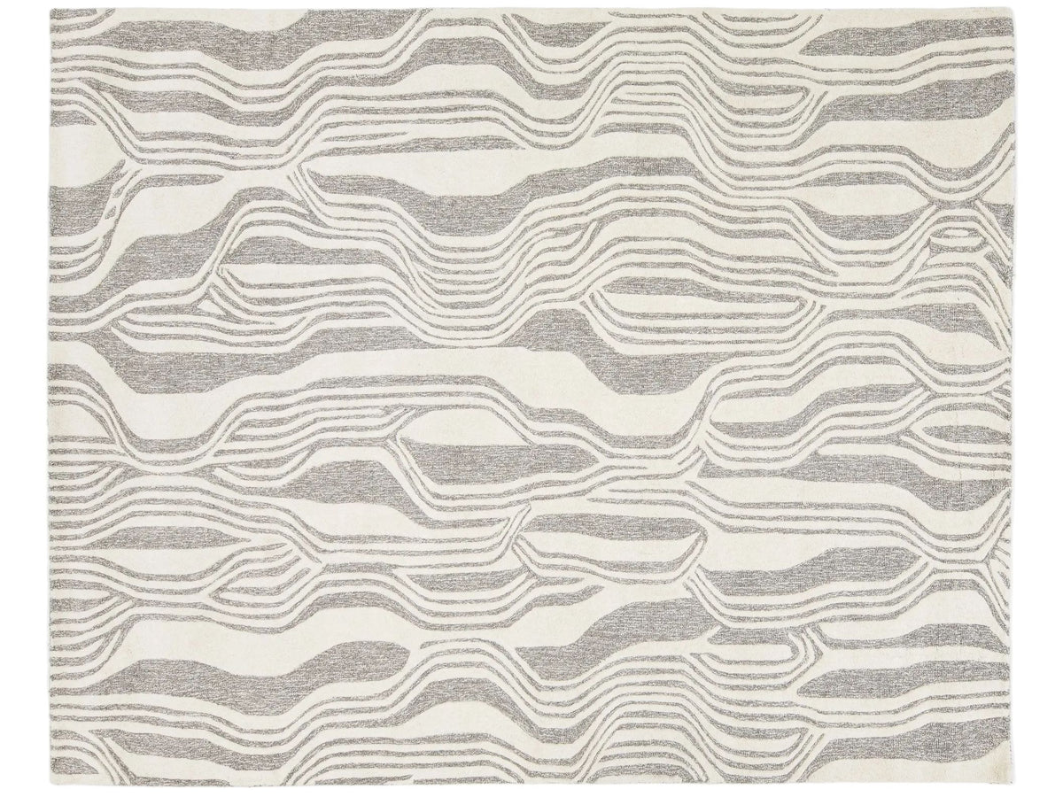 Modern Wool Rug 8 X 10