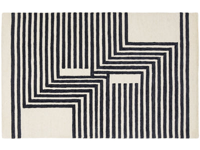 Modern Moroccan Wool Rug 5 X 8