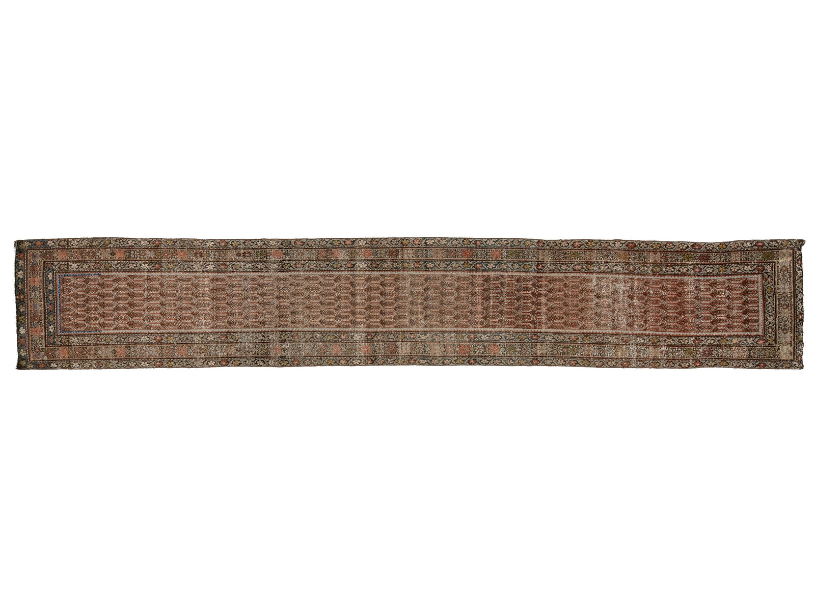Antique Malayer Wool Runner 2 X 12