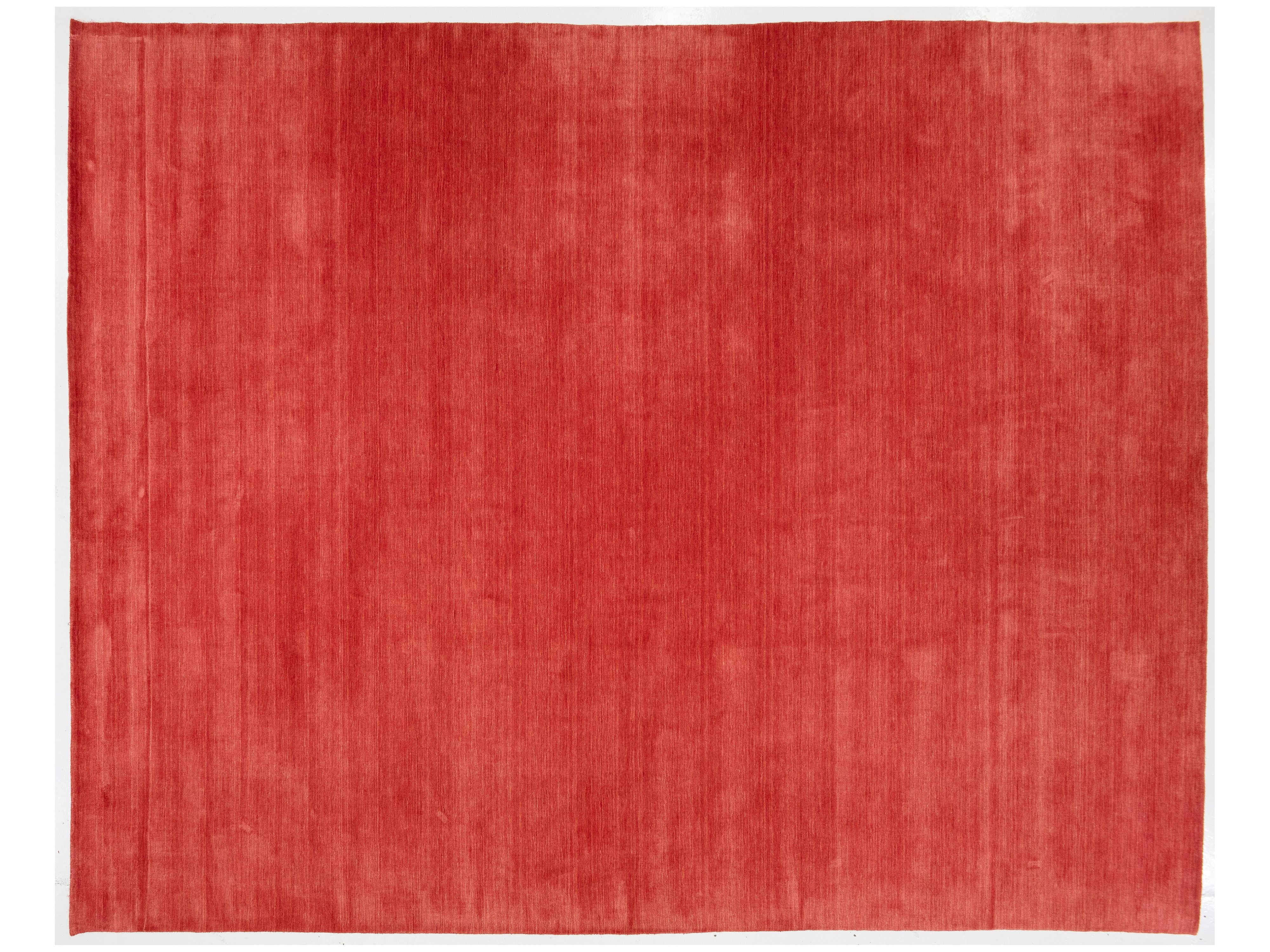 Modern Gabbeh Wool Rug 12 X 15