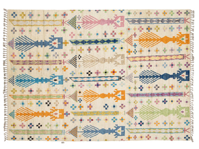 Modern Moroccan Wool Rug 9 X 13