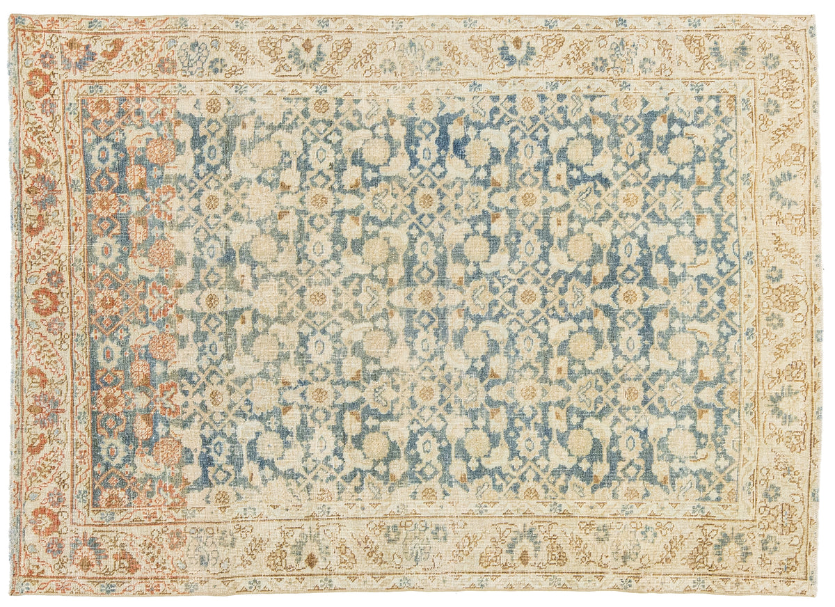 Antique Malayer Wool Rug 4 X 6