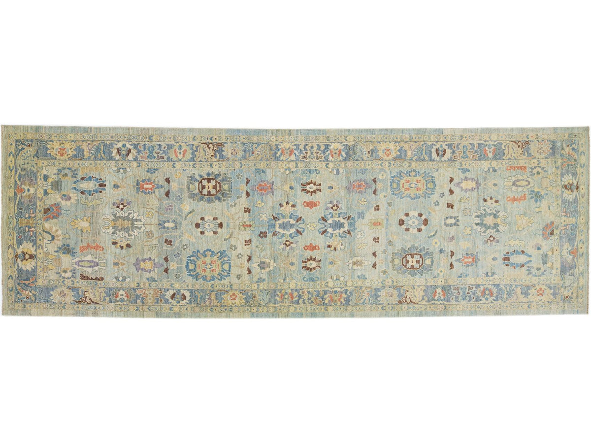 Modern Sultanabad Wool Runner 6 X 19