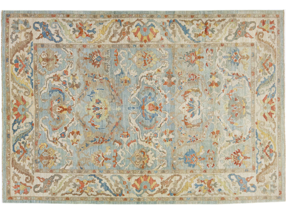 Modern Sultanabad Wool Rug 10 X 15
