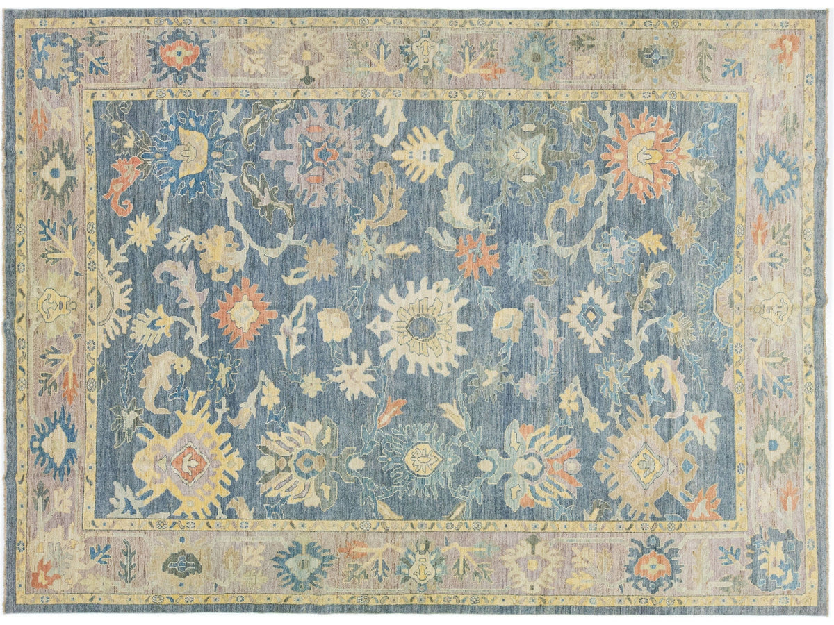 Modern Sultanabad Wool Rug 11 X 14