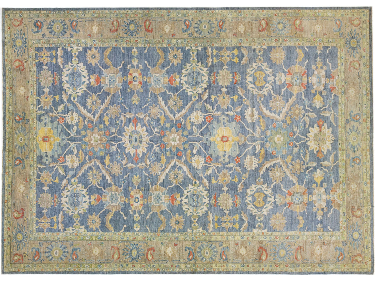Modern Sultanabad Wool Rug 16 X 23