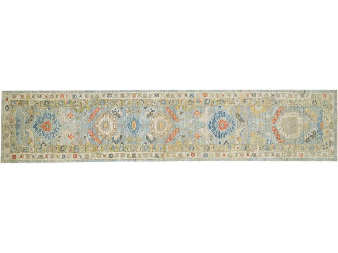 Modern Sultanabad Wool Runner 5 X 21