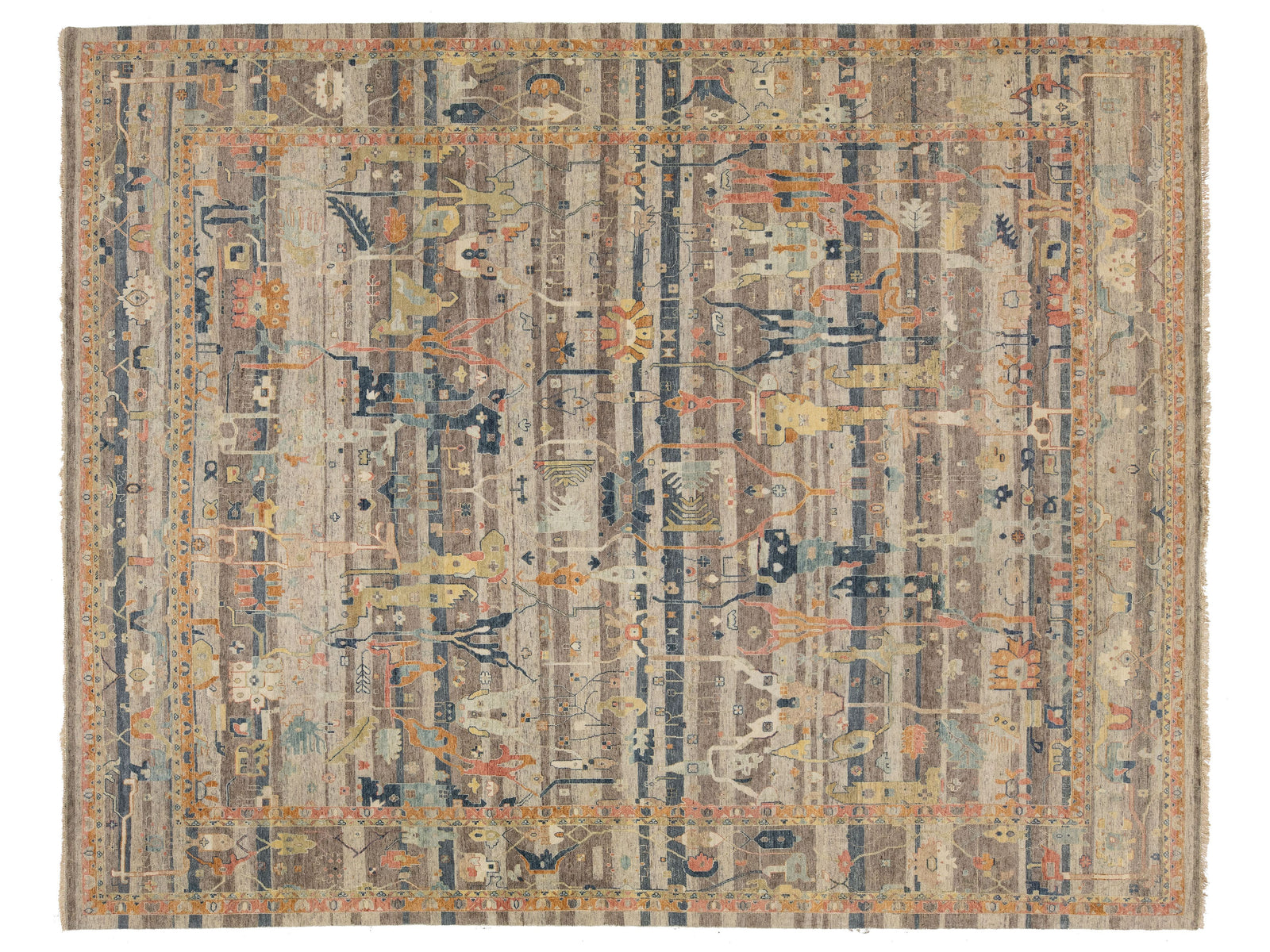 Modern Bidjar Wool Rug 12 X 15