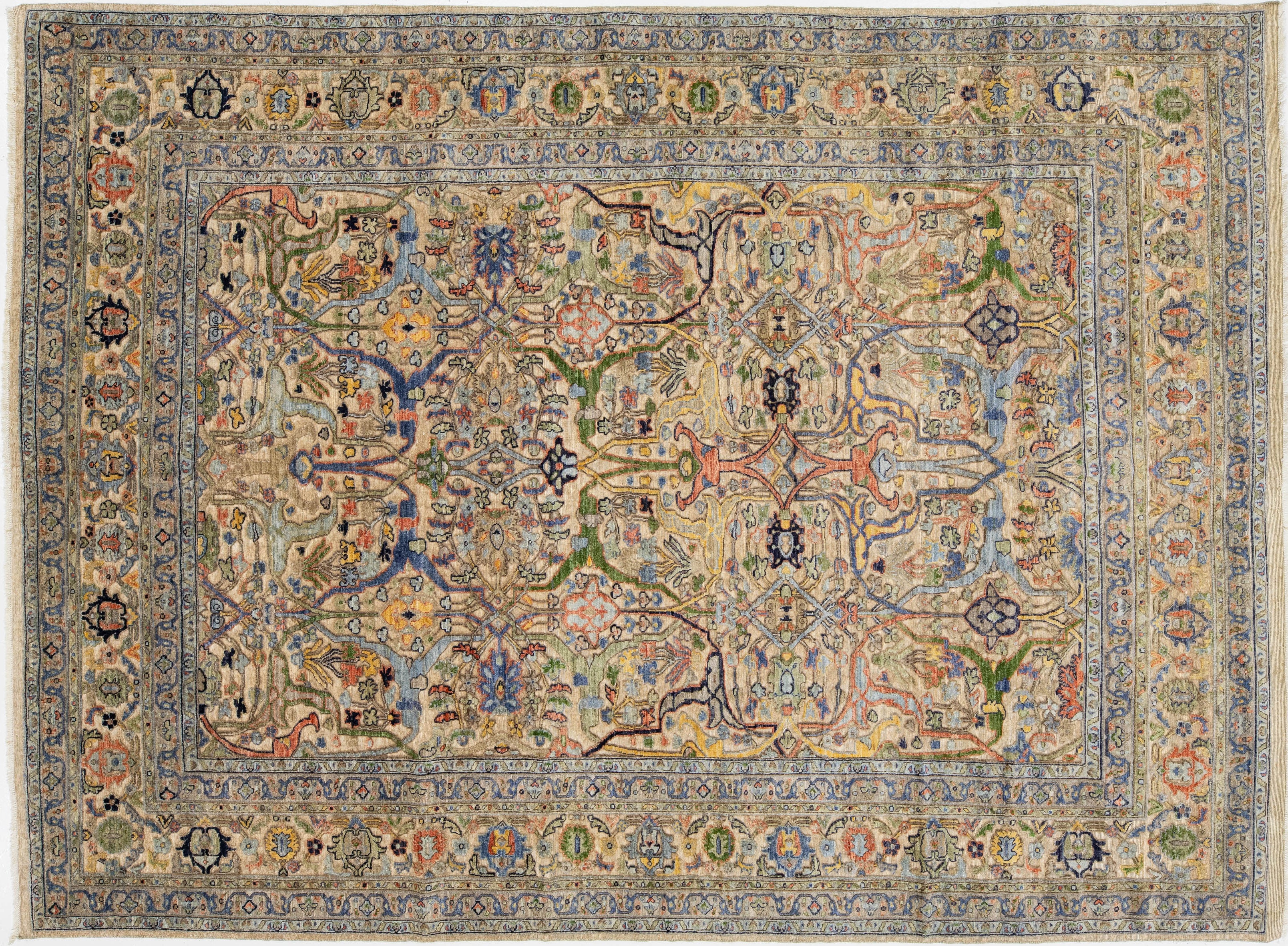 Modern Bidjar Wool Rug 9 X 12