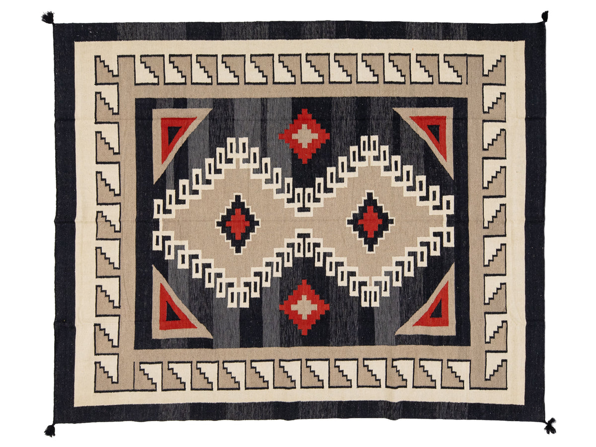 Modern Navajo Wool Rug 8 X 10