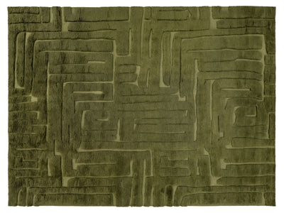Modern Moroccan Wool Rug 9 X 12