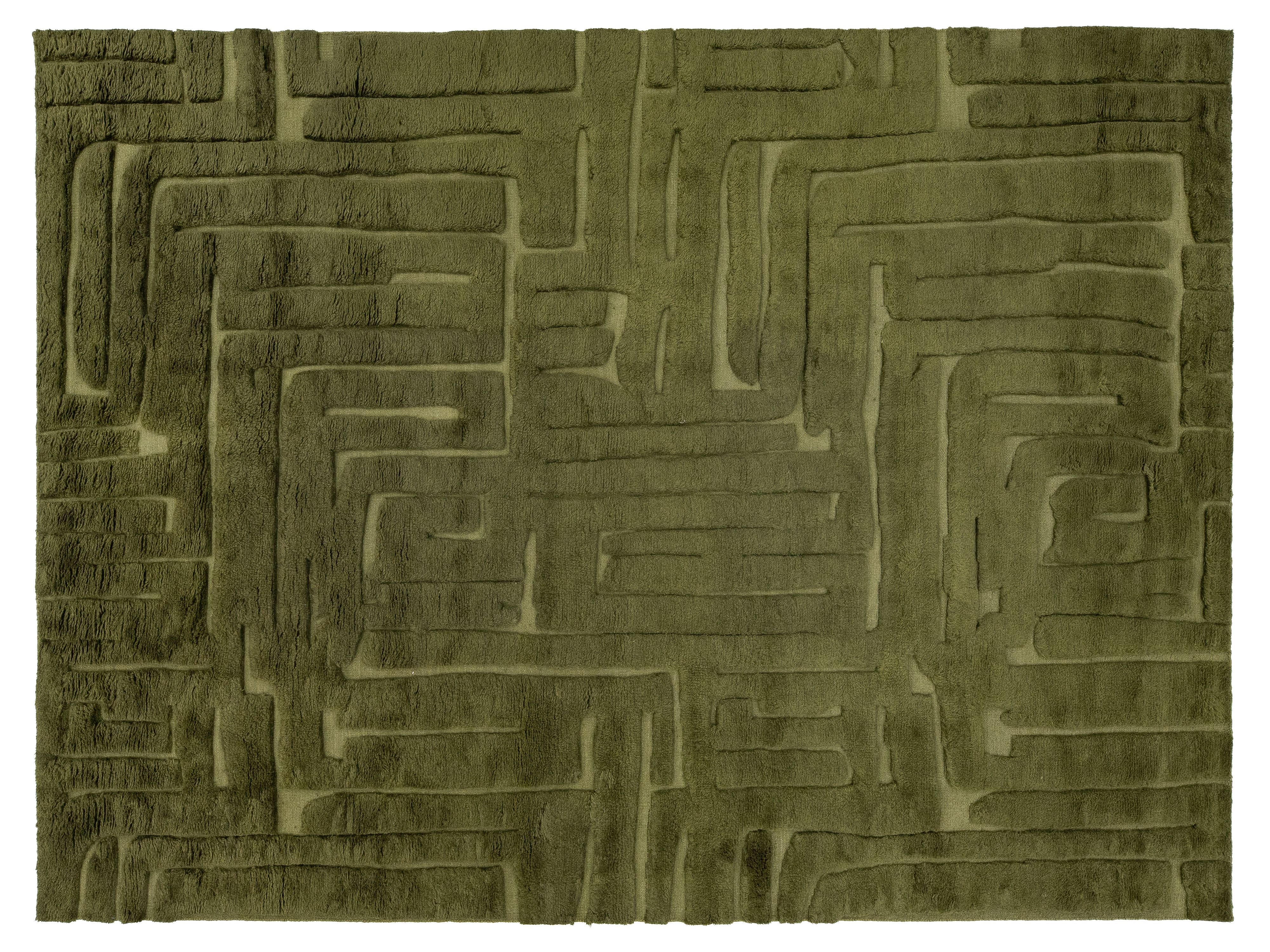 Modern Moroccan Wool Rug 9 X 12