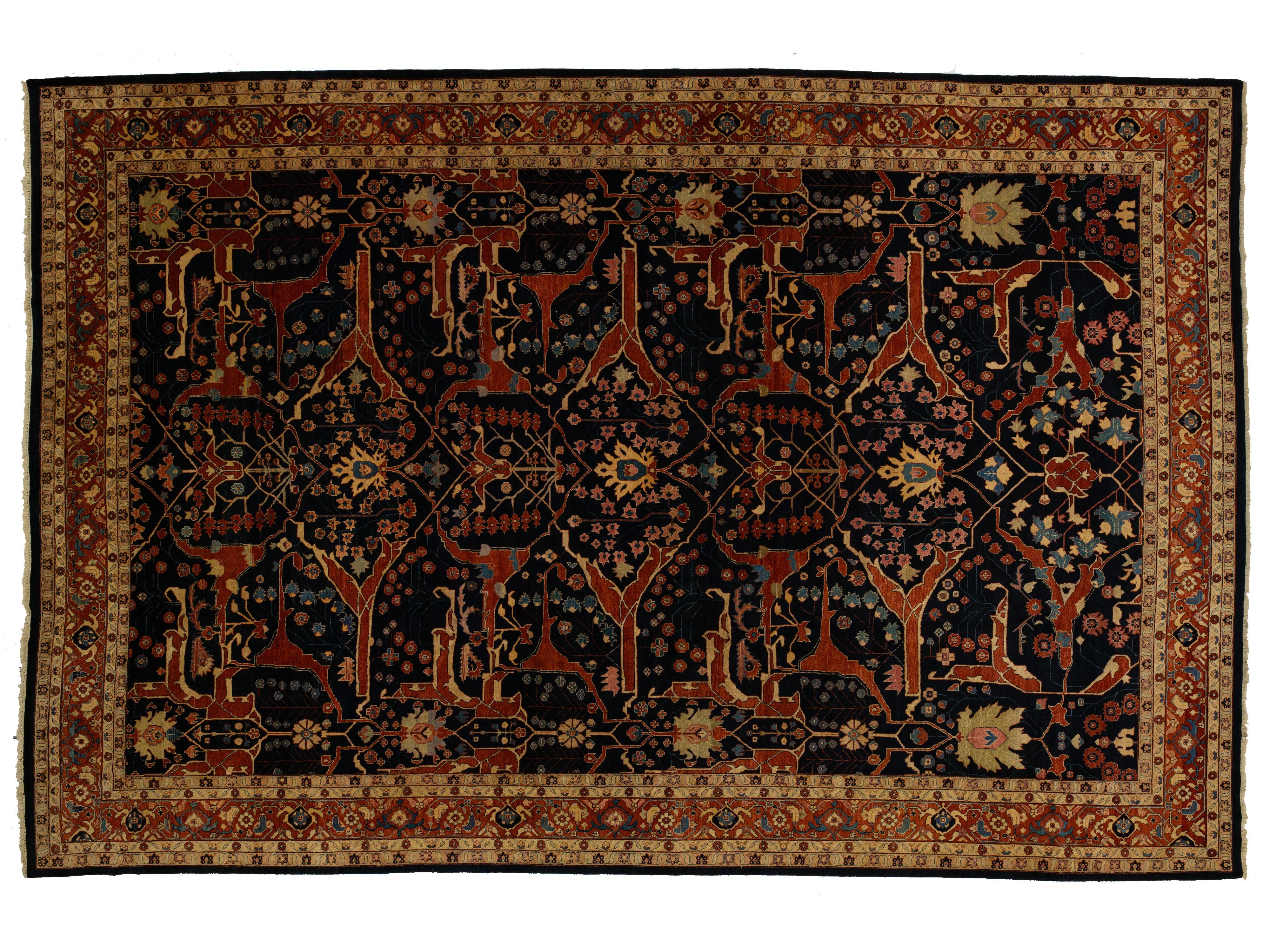 Modern Bidjar Wool Rug 16 X 25