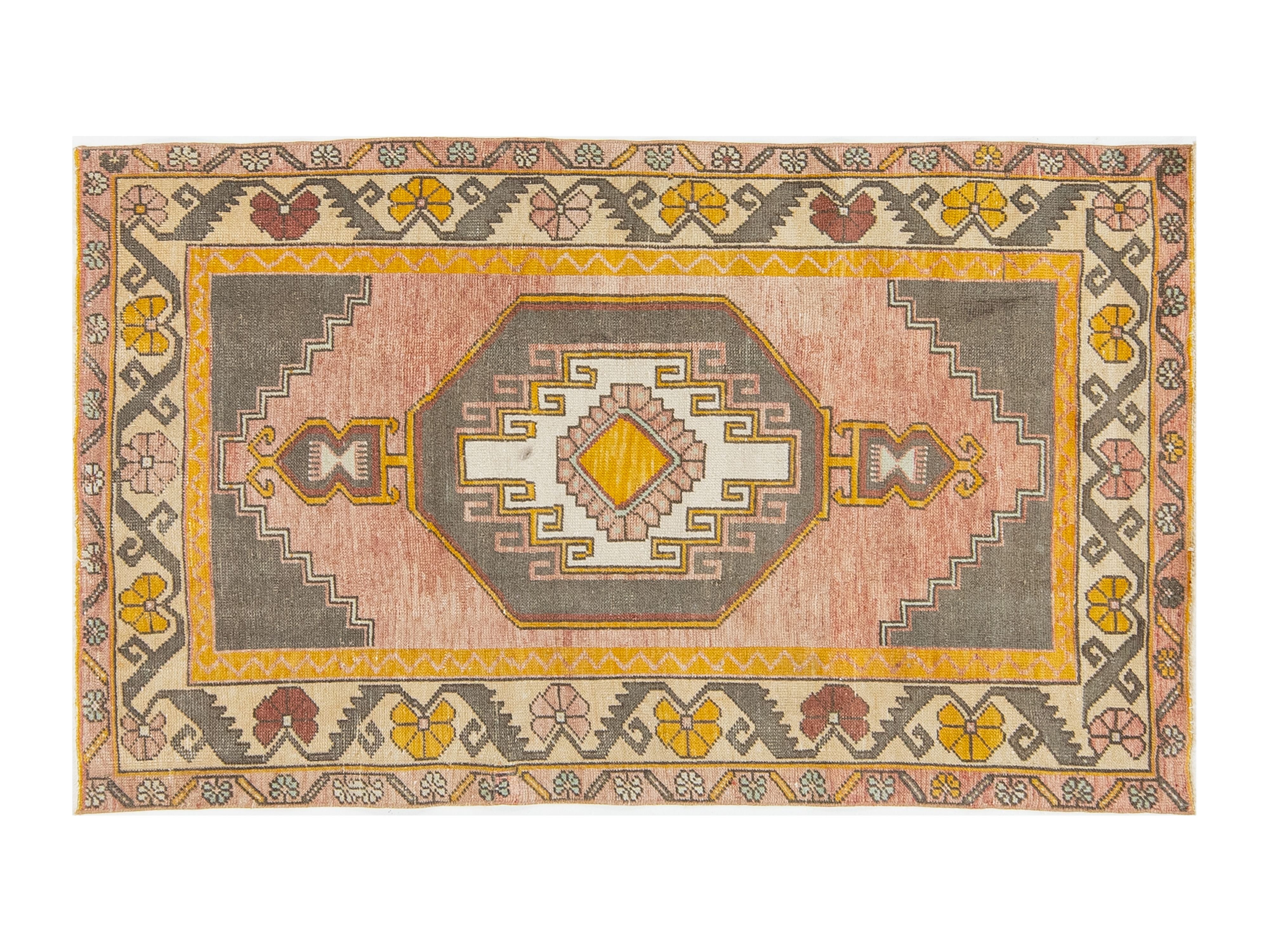 Vintage Kars Wool Rug 3 X 6