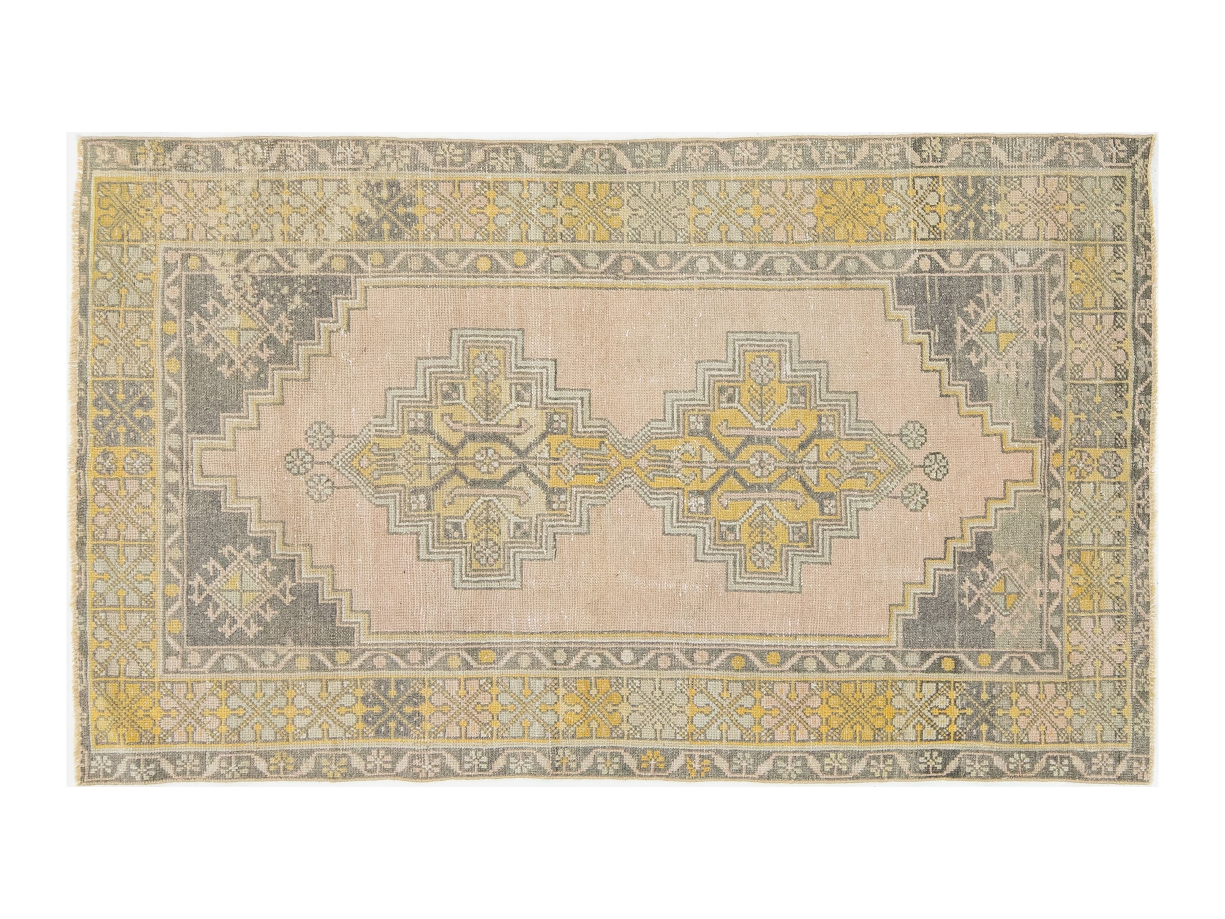 Vintage Kars Wool Rug 3 X 6