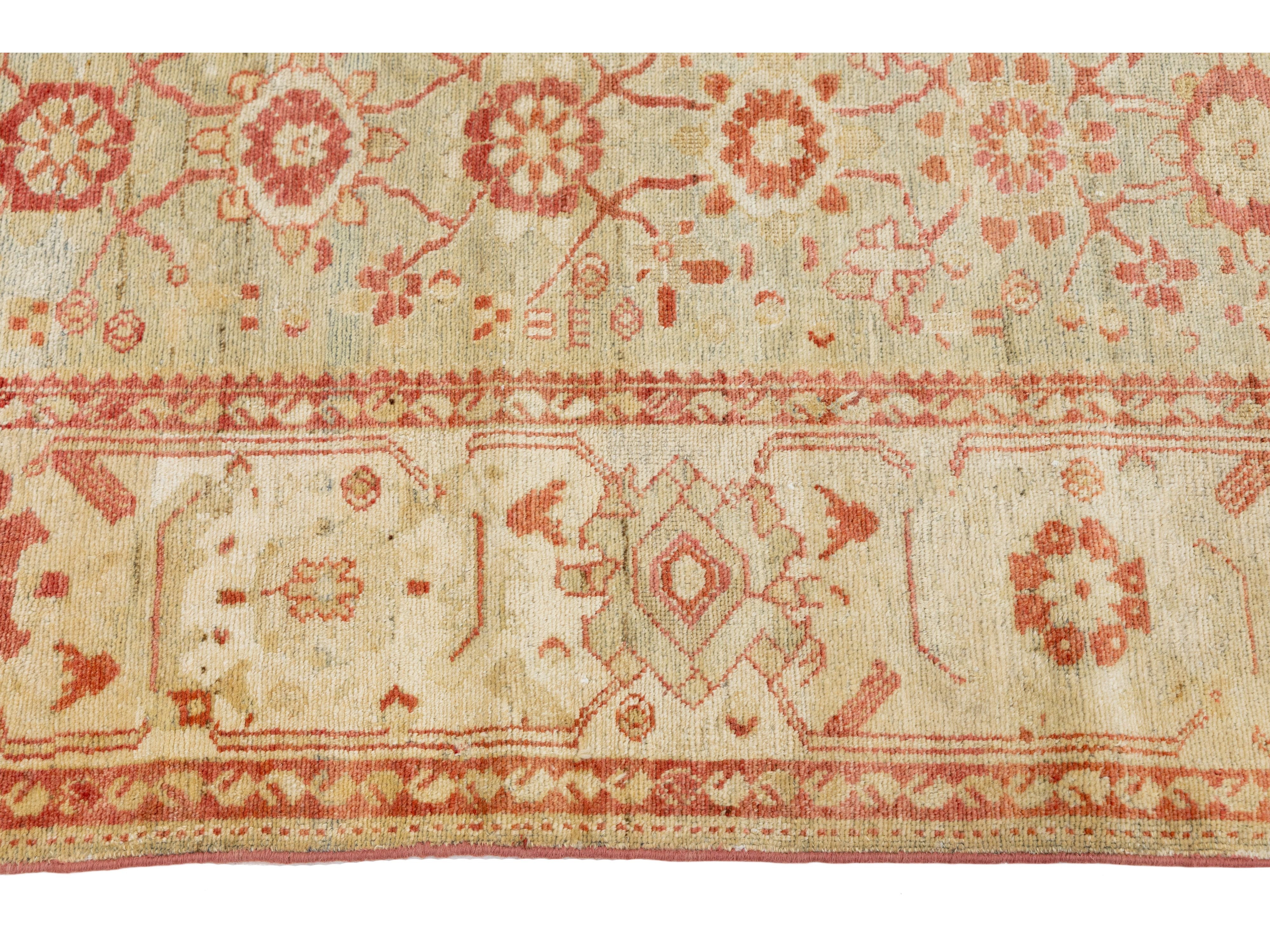 Antique Malayer Wool Rug 7 X 11