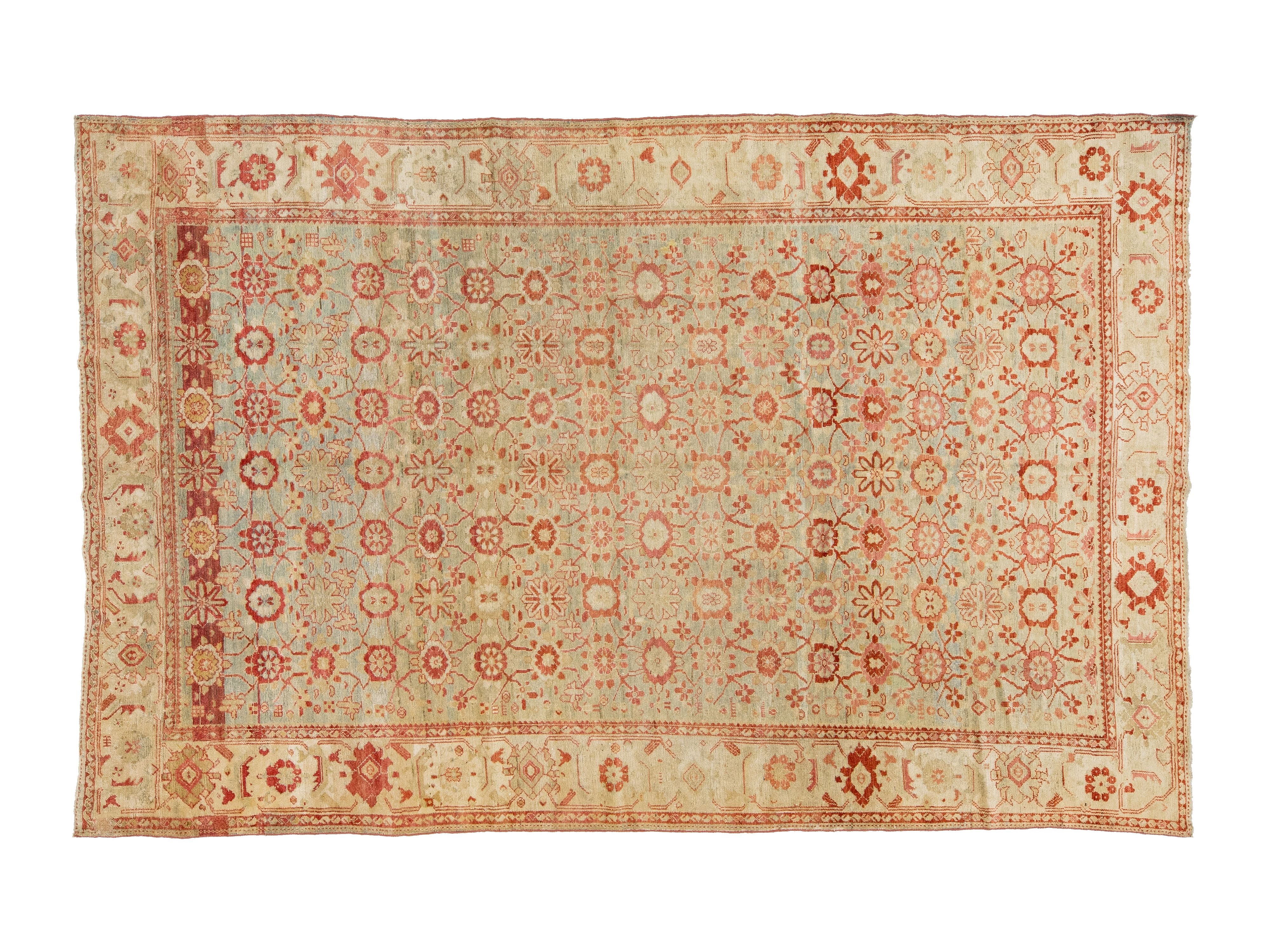 Antique Malayer Wool Rug 7 X 11