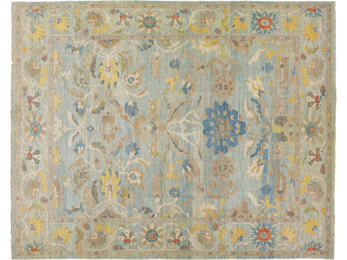 Modern Sultanabad Wool Rug 12 X 16