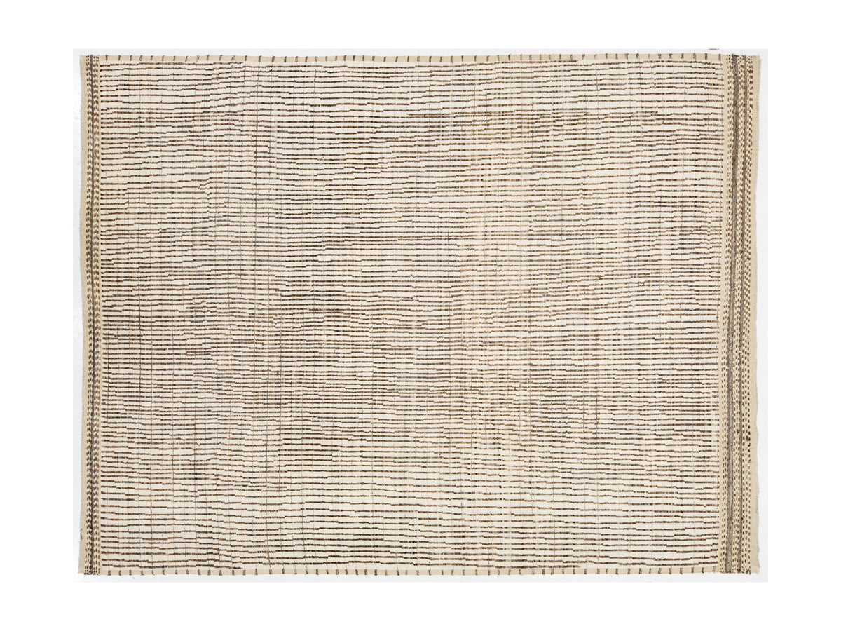 Modern Moroccan Wool Rug 9 X 12