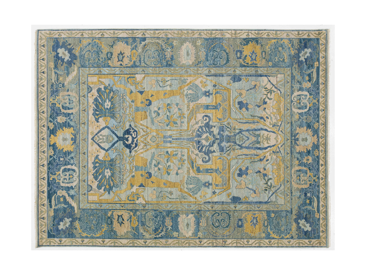 Modern Bidjar Wool Rug 9 X 11