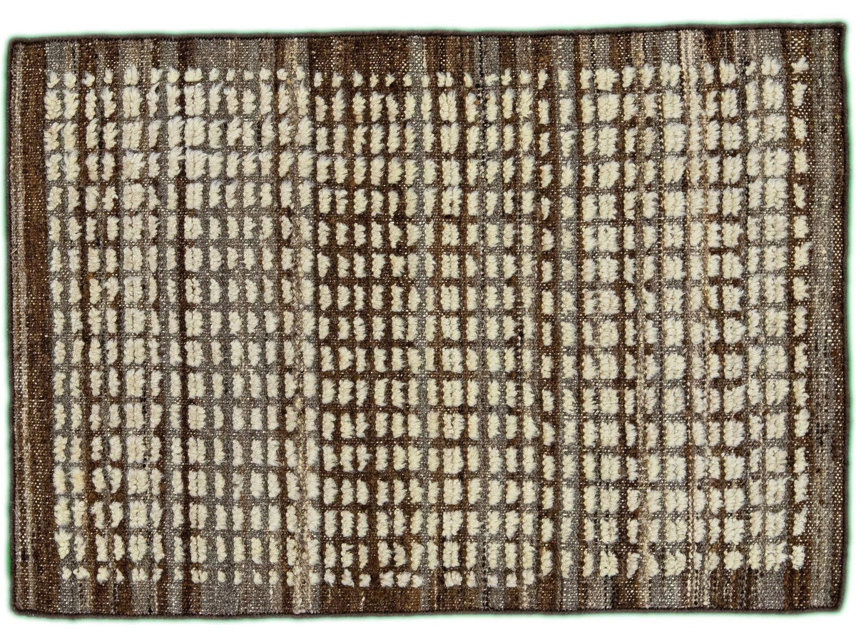 Modern Moroccan Wool Custom Rug