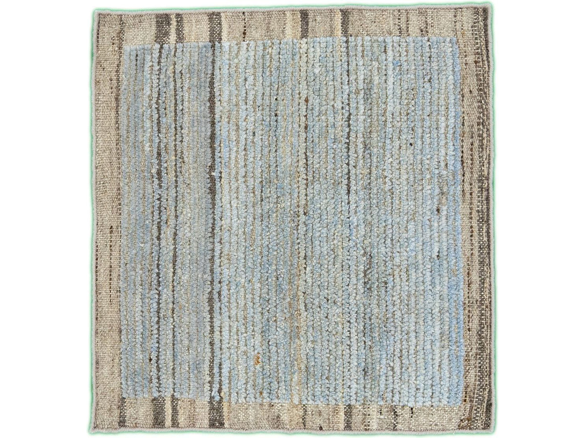 Modern Moroccan Wool Custom Rug