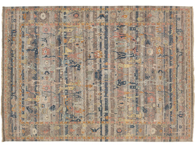 Modern Bidjar Wool Rug 13 X 18