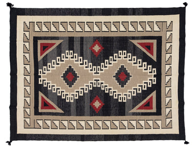 Modern Navajo Wool Rug 9 X 12