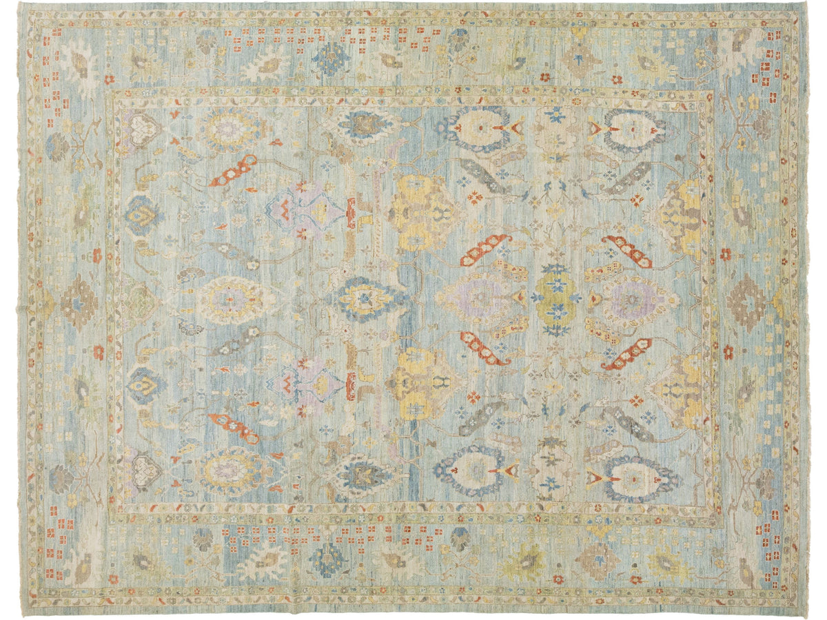 Modern Sultanabad Wool Rug 13 X 17