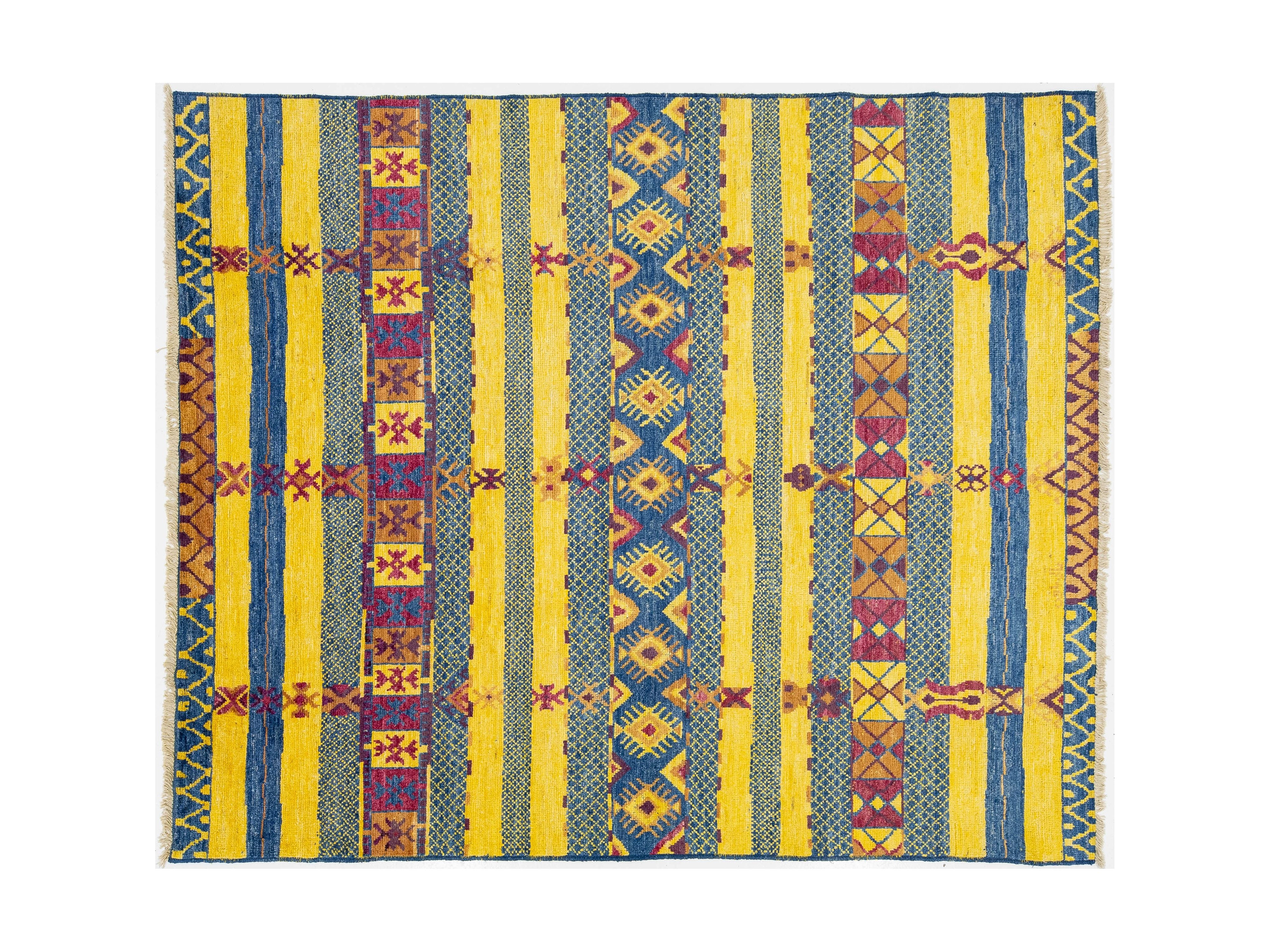 Modern Moroccan Wool Rug 8 X 10