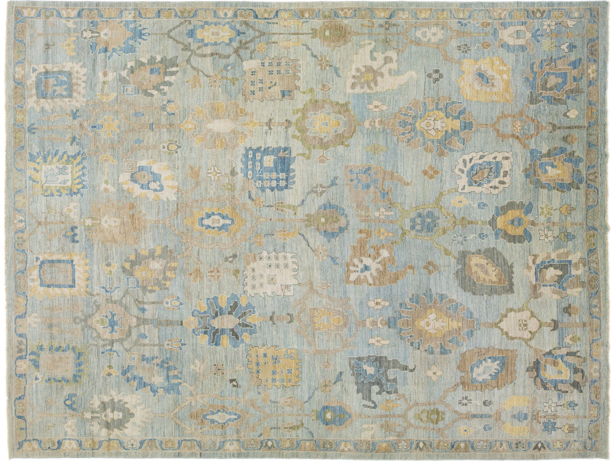 Modern Sultanabad Wool Rug 12 X 16