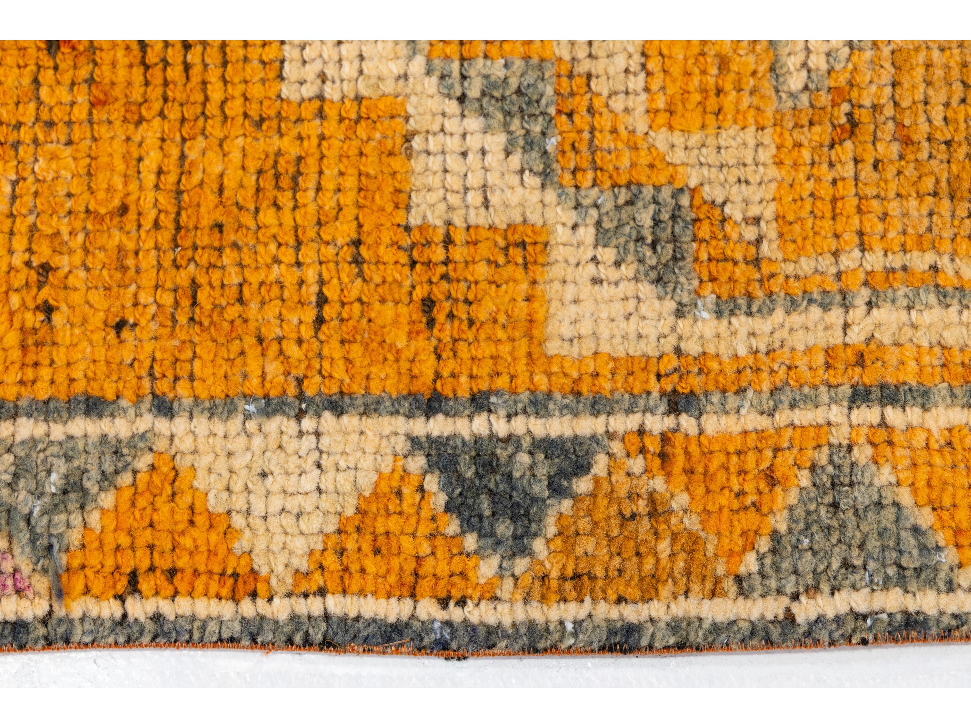 Vintage Turkish Wool Rug 3 X 13
