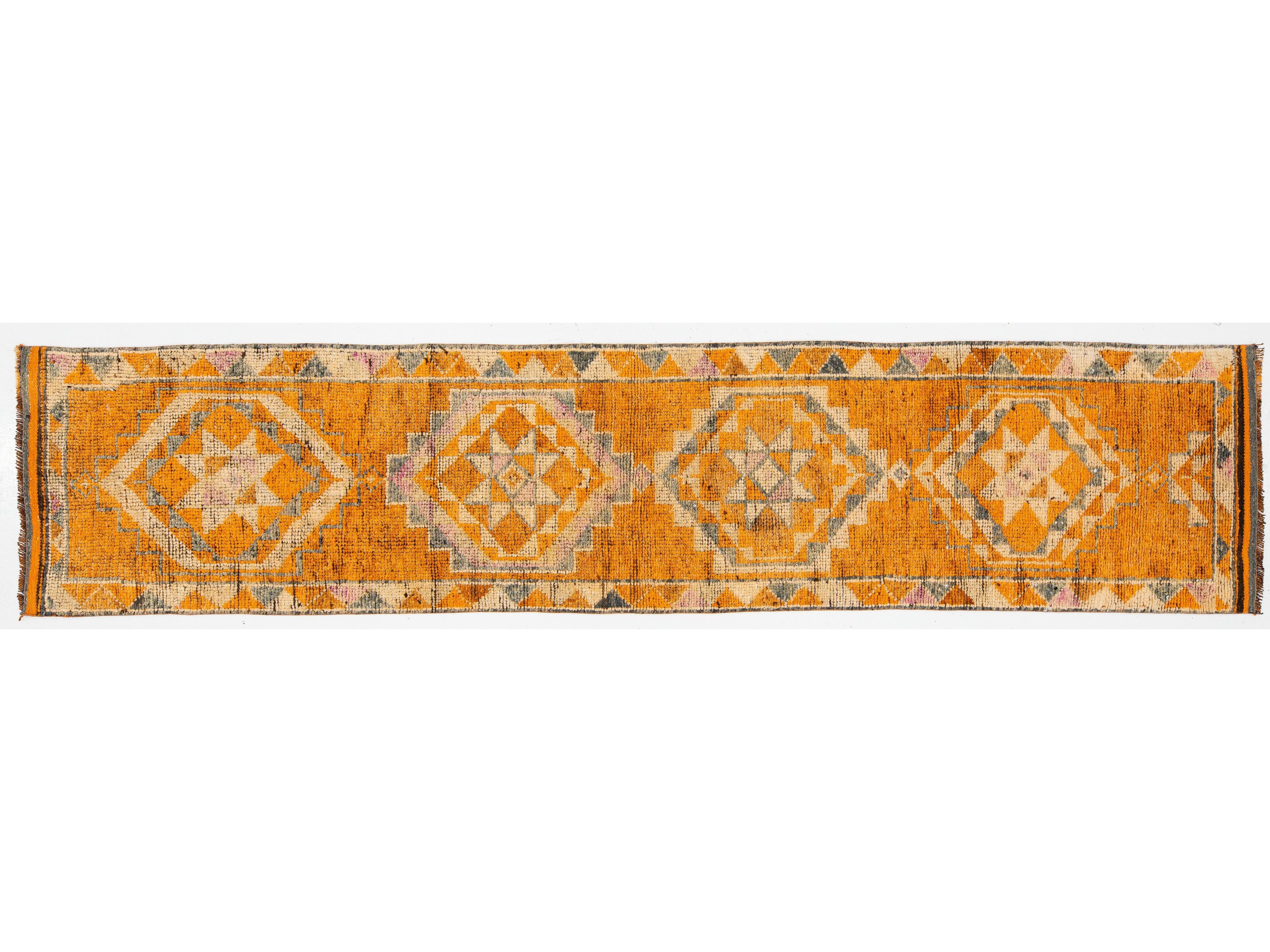 Vintage Turkish Wool Rug 3 X 13