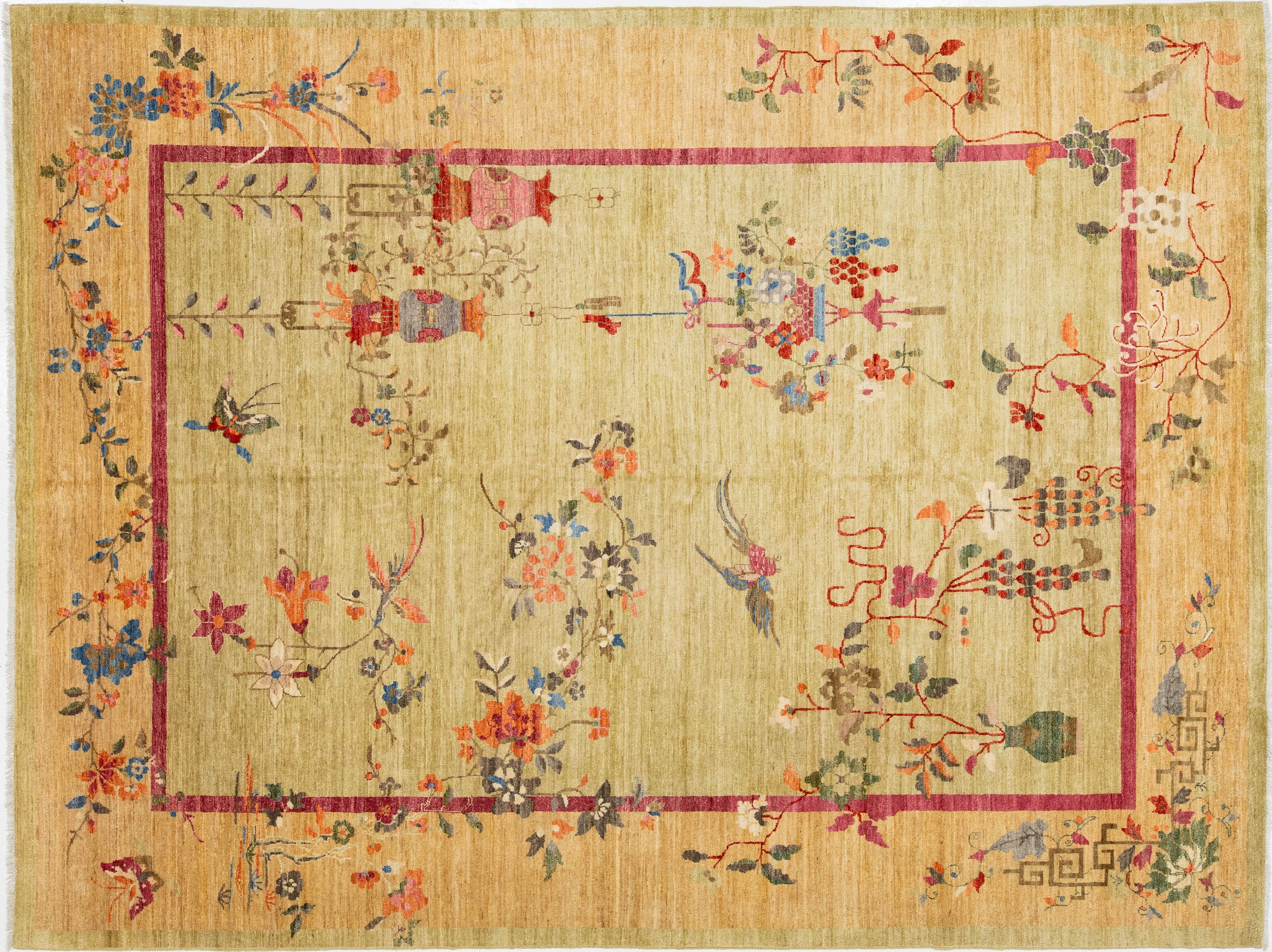 Modern Art Deco Chinese Rug 9 X 12