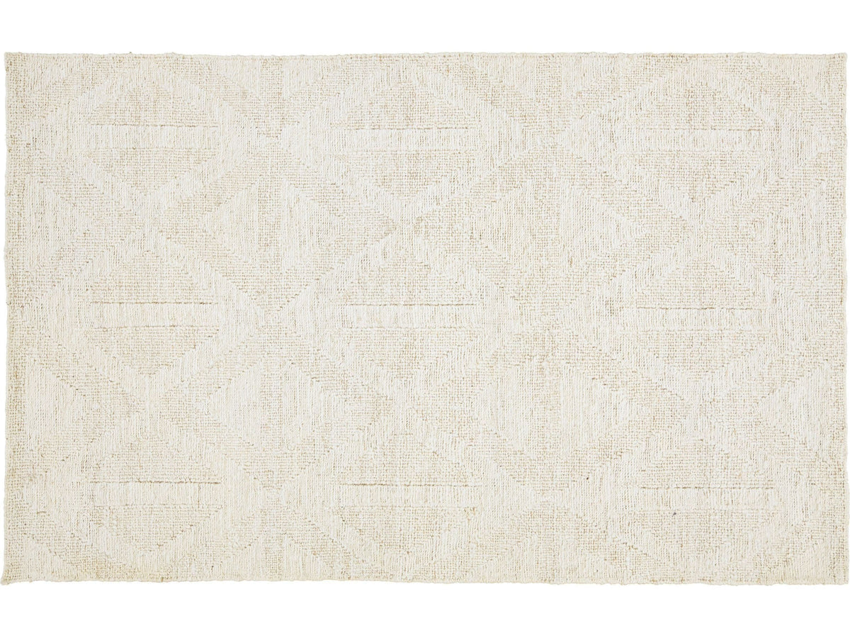 Modern Soumak Natural Jute Rug 5 X 8