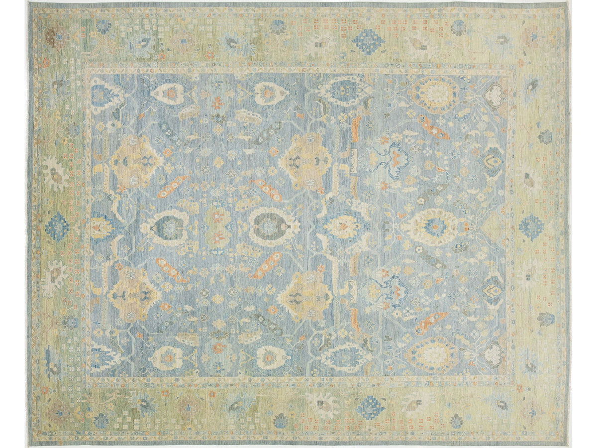 Modern Sultanabad Wool Rug 16 X 20
