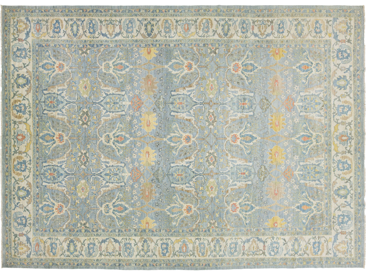 Modern Sultanabad Wool Rug 14 X 19