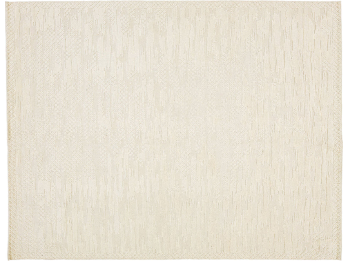 Modern Moroccan Wool Rug 8 X 10