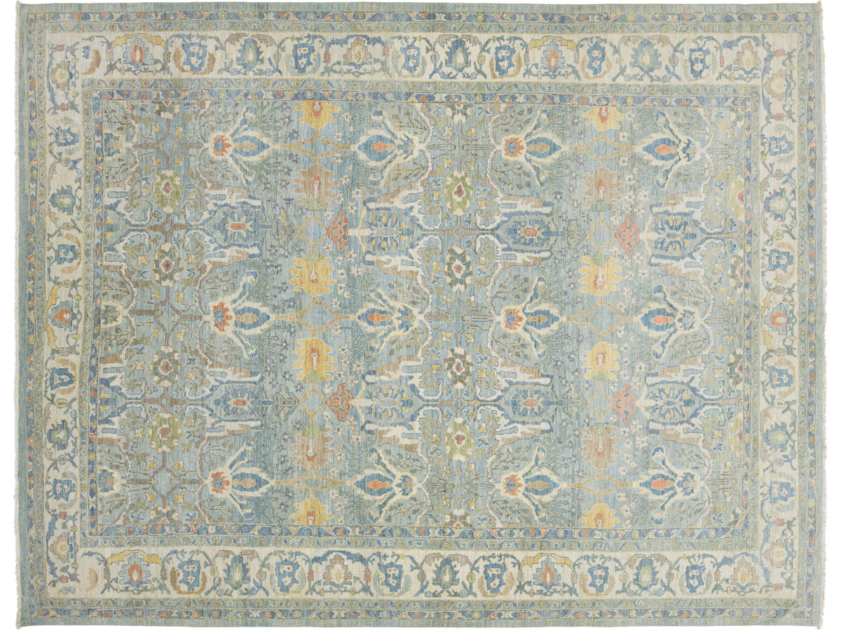 Modern Sultanabad Wool Rug 13 X 17