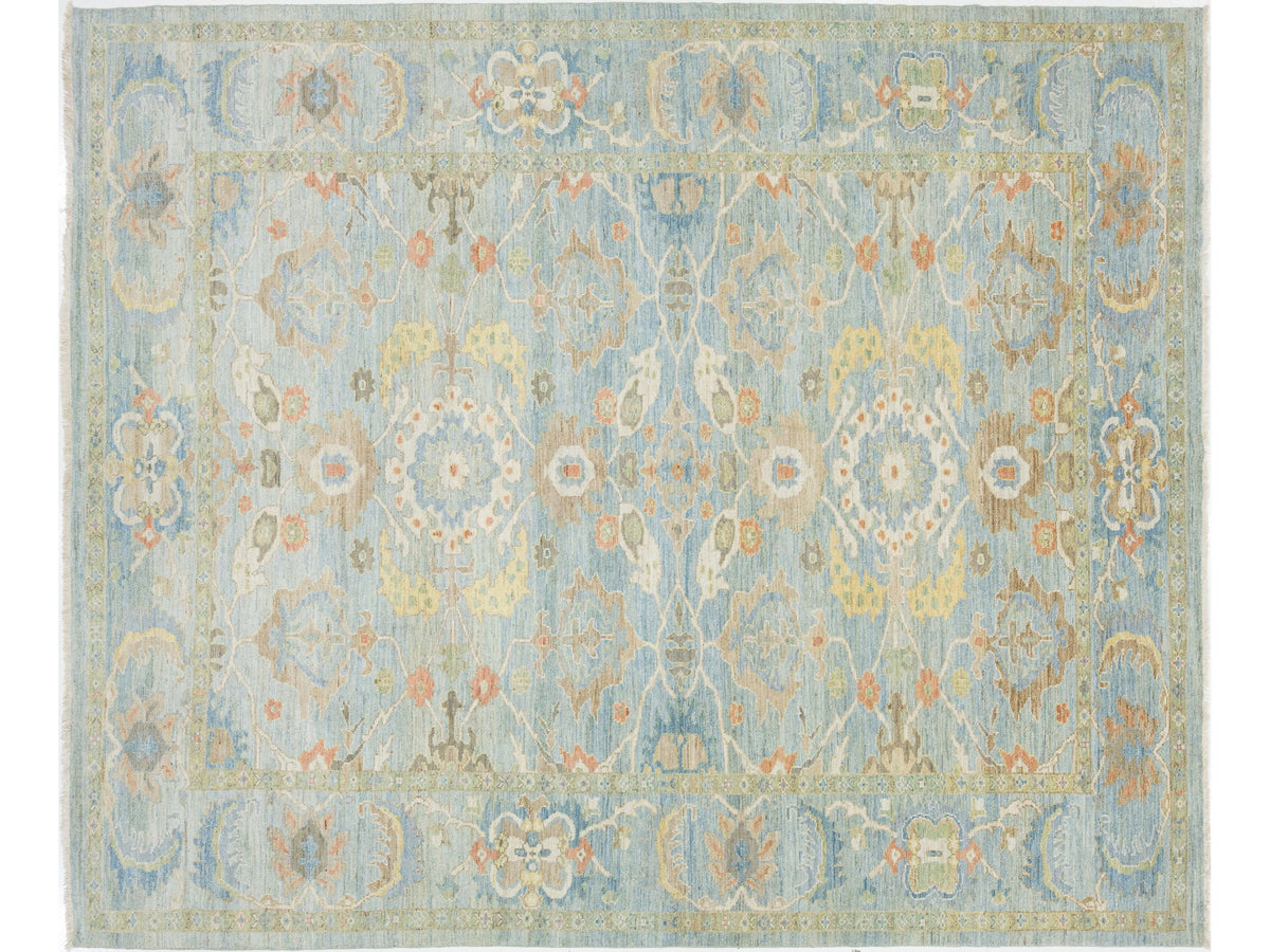 Modern Sultanabad Wool Rug 11 X 13