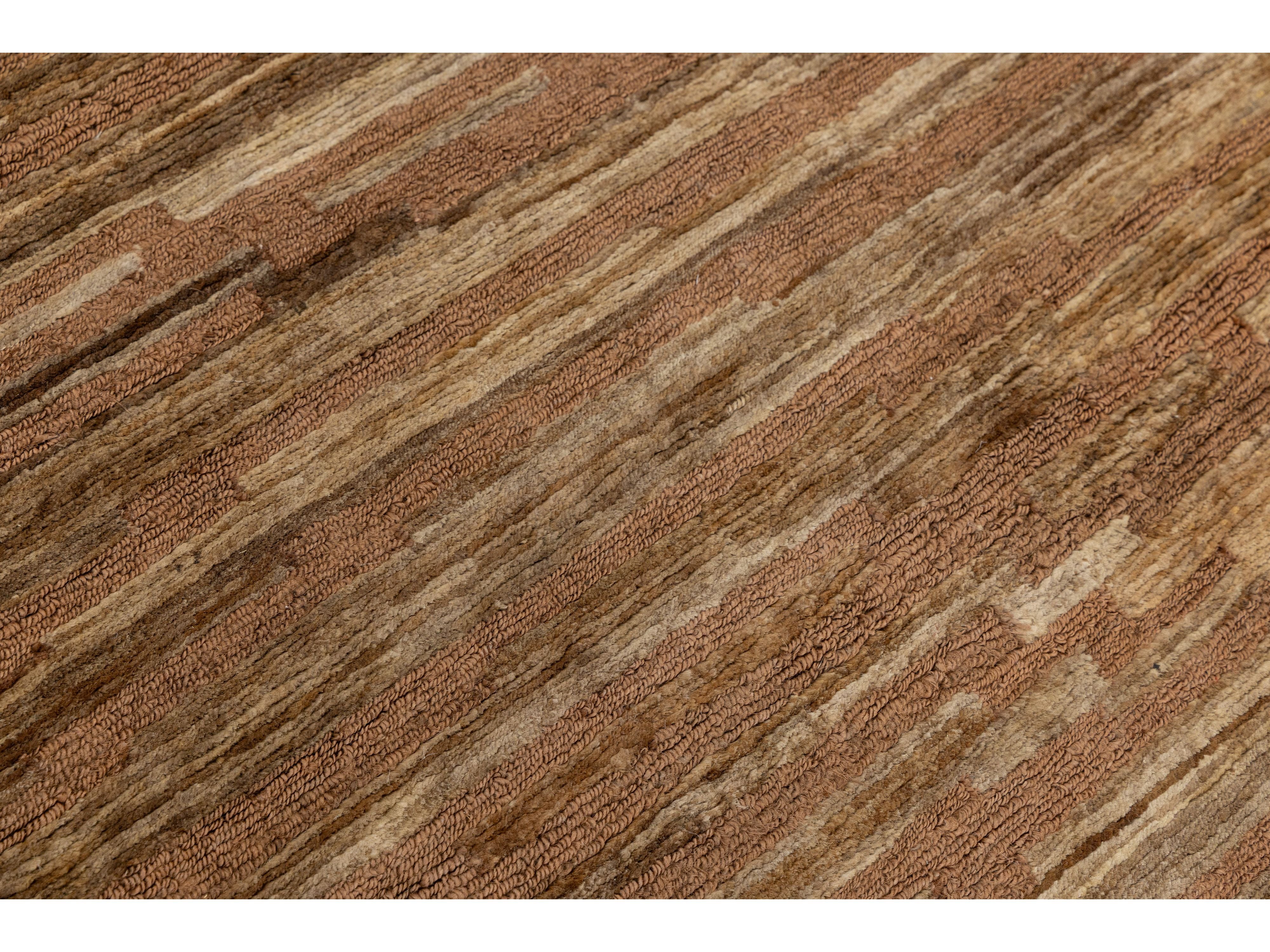 Modern Soumak Wool Rug 10 X 14