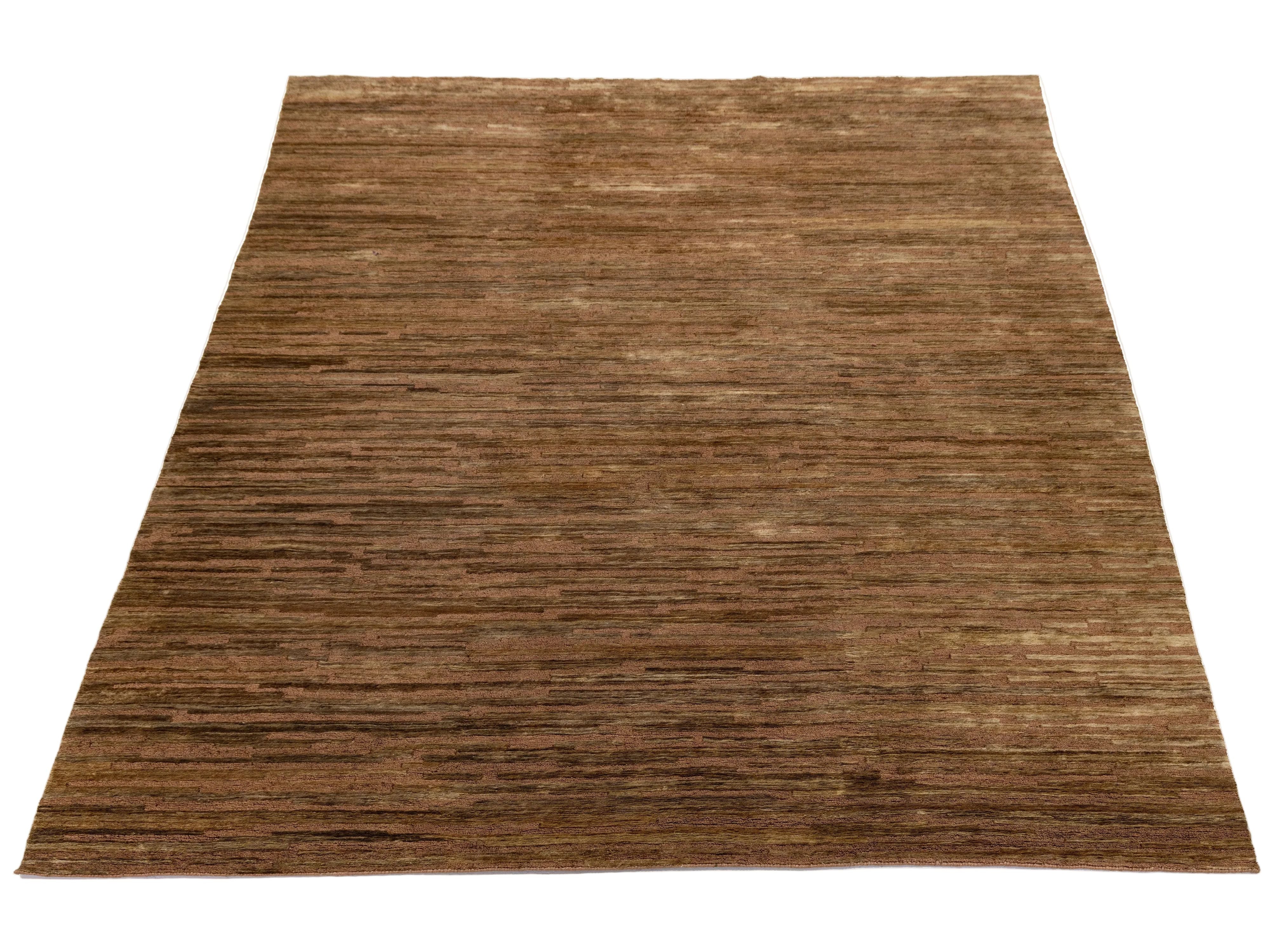 Modern Soumak Wool Rug 10 X 14