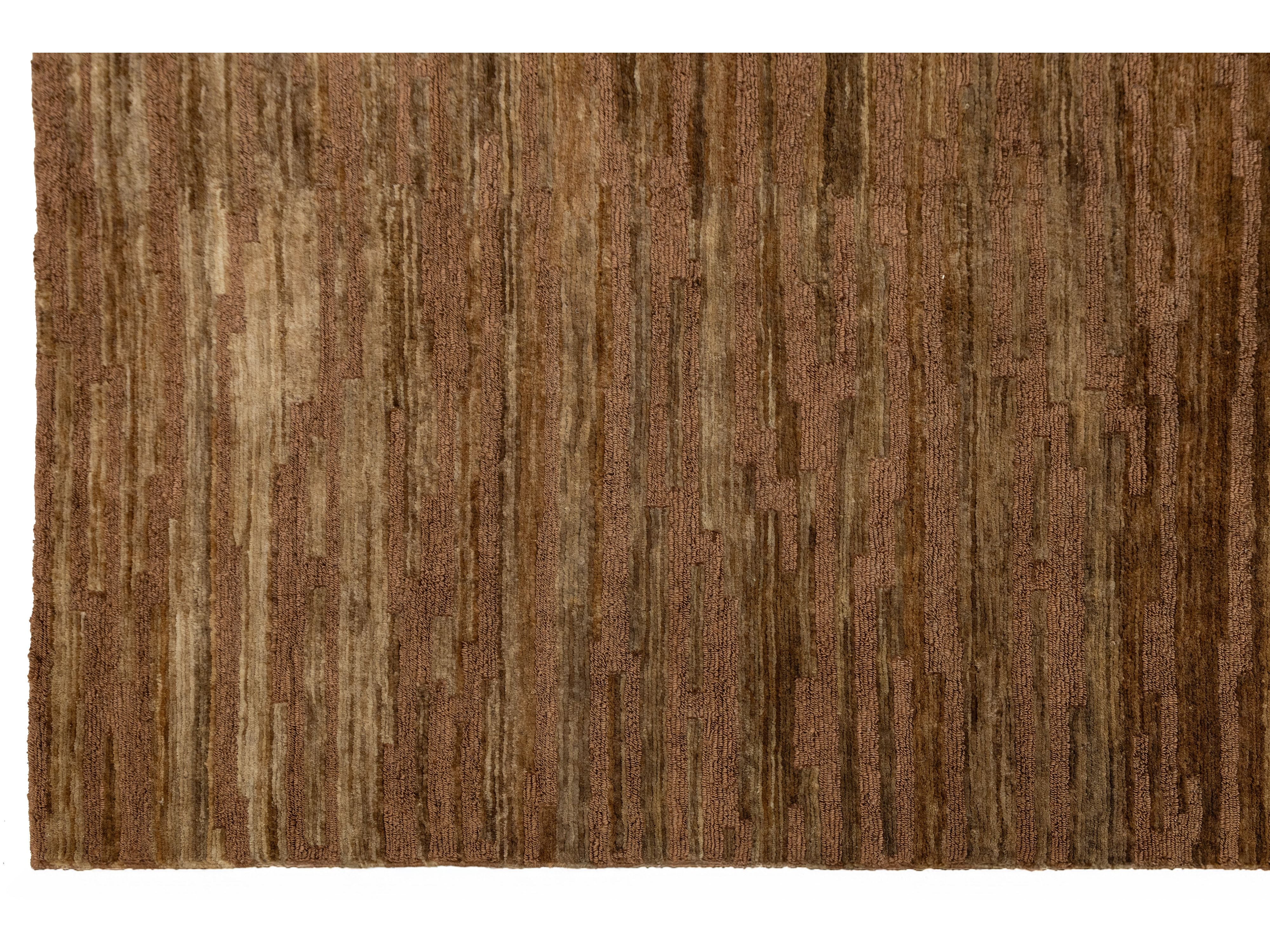 Modern Soumak Wool Rug 9 X 12